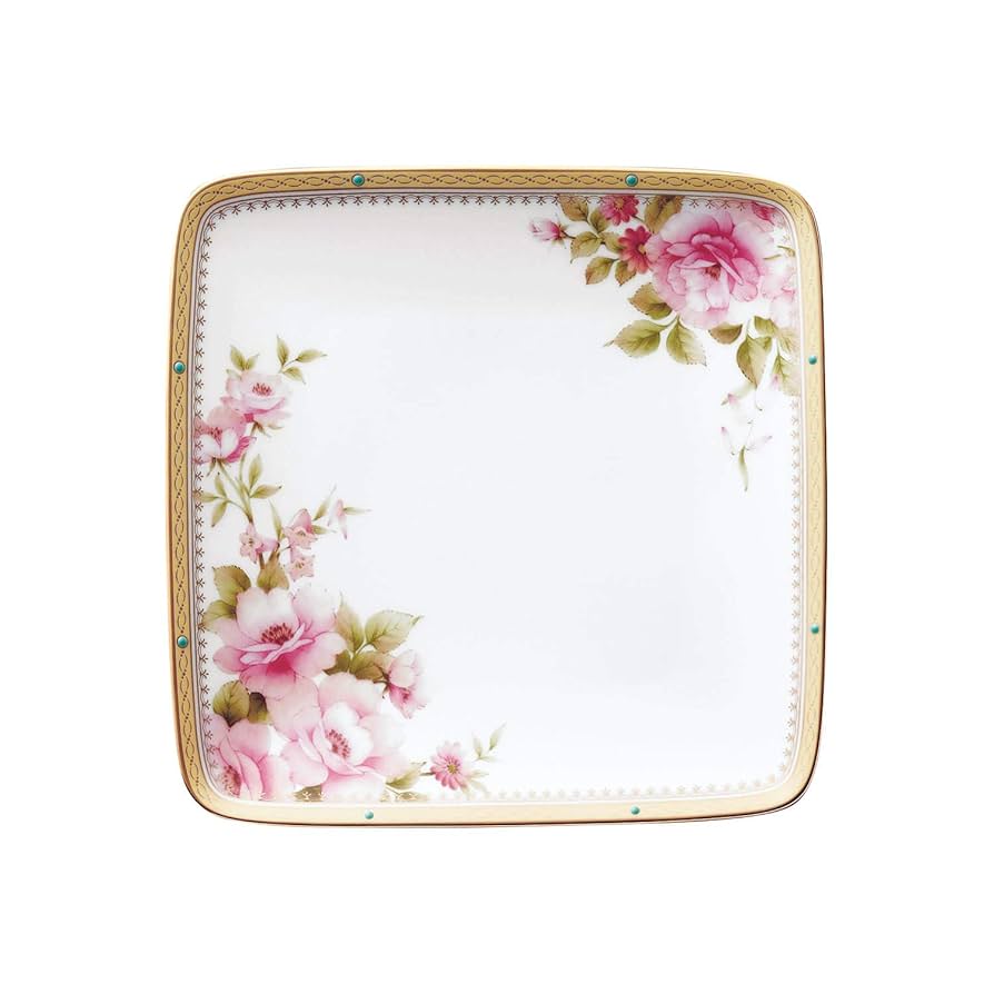 【新品・未使用】ノリタケ ハートフォード スクエアプレート4枚組 Amazon.co.jp: Noritake ノリタケ スクエア プレート 19cm